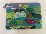 Arpillera Carry-All Pouch, Zipper Mini Storage Bag, Clutch Portable Cosmetic Bag